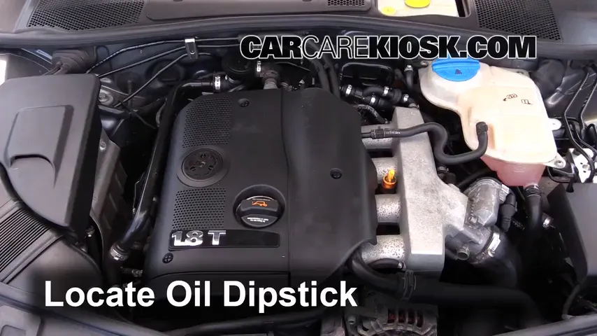 2005 Volkswagen Passat GLS 4 Motion 1.8L 4 Cyl. Turbo Wagon Oil Check Oil Level
